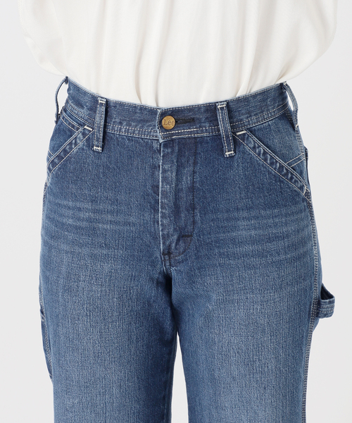 Lee(リー)の「LEE/リー SLOBE別注 Loose Flare ペインターパンツ(デニムパンツ・レディース・ブラウン/スカイブルー・38/40/36)」の3枚目の写真