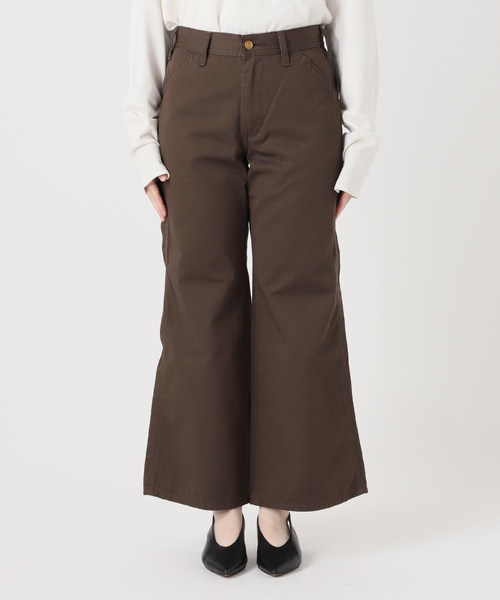 Lee(リー)の「LEE/リー SLOBE別注 Loose Flare ペインターパンツ(デニムパンツ・レディース・ブラウン/スカイブルー・38/40/36)」の16枚目の写真