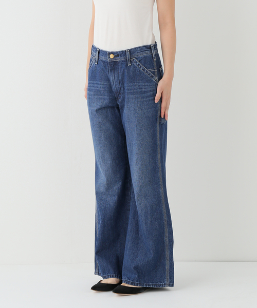 Lee(リー)の「LEE/リー SLOBE別注 Loose Flare ペインターパンツ(デニムパンツ・レディース・ブラウン/スカイブルー・38/40/36)」の20枚目の写真