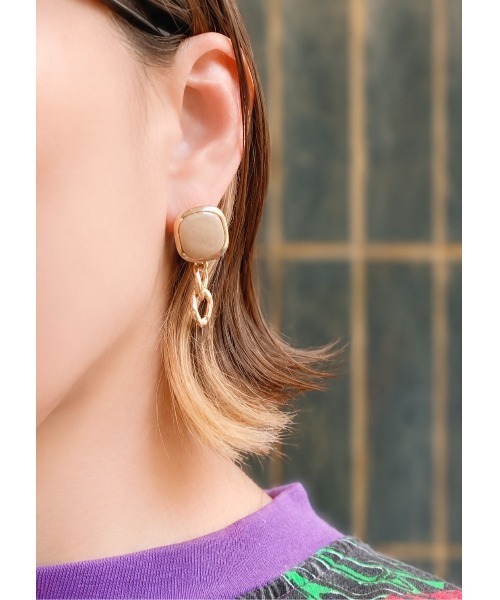 tone（トーン）の「【Flower】【アレルギー対応】ヴィンテージボタンピアス2way(MA)（ピアス（両耳用）・レディース・A/B・FREE）」の9枚目の写真