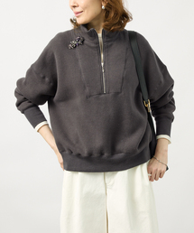 TICCA | TICCA ティッカ ダウニー裏毛ZIPプルオーバー 263426291(Tシャツ/カットソー)