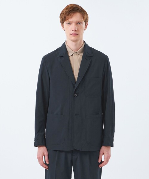 MACKINTOSH PHILOSOPHY（ﾏｯｷﾝﾄｯｼｭ ﾌｨﾛｿﾌｨｰ）の「【WEEKENDER】FREEWAY JACKET（フリーウェイジャケット）タスランストレッチ（テーラードジャケット・メンズ・ネイビー/グリーン系その他・38/40）」の5枚目の写真