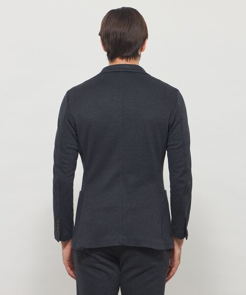 MACKINTOSH LONDON(マッキントッシュ ロンドン)の「【WEB・一部店舗限定】【FLEX JERSEY】ホップサックジャージーセットアップジャケット(テーラードジャケット・メンズ・ダークネイビー/ダークブラウン・38/40)」の10枚目の写真