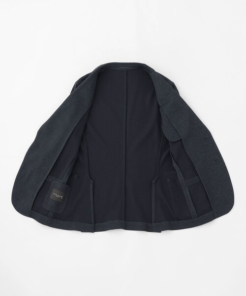 MACKINTOSH LONDON(マッキントッシュ ロンドン)の「【WEB・一部店舗限定】【FLEX JERSEY】ホップサックジャージーセットアップジャケット(テーラードジャケット・メンズ・ダークネイビー/ダークブラウン・38/40)」の5枚目の写真