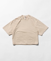 LOS ANGELES APPAREL/ロサンゼルスアパレル 6.5OZ GARMENT DYE CREW NECK CROPPED TEE
