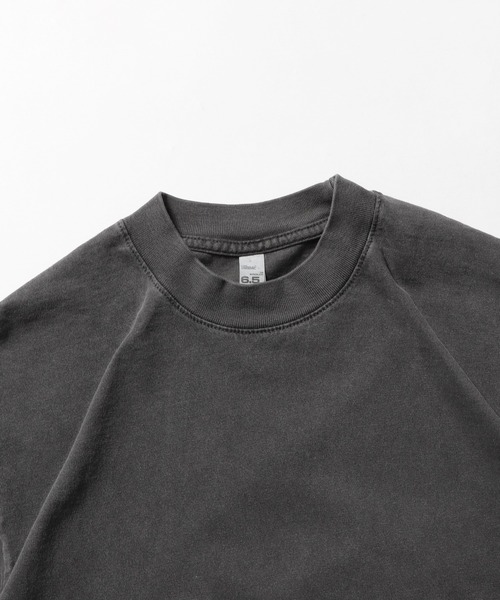 realsyndrome（リアルシンドローム）の「LOS ANGELES APPAREL/ロサンゼルスアパレル 6.5OZ GARMENT DYE CREW NECK CROPPED TEE（Tシャツ/カットソー・メンズ・ベージュ/グリーン・L）」の3枚目の写真