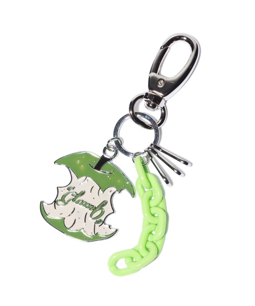 glamb(グラム)の「Eaten Apple Key Holder / イートゥンアップルキーホルダー(キーホルダー・メンズ・シルバー・FREE)」の2枚目の写真