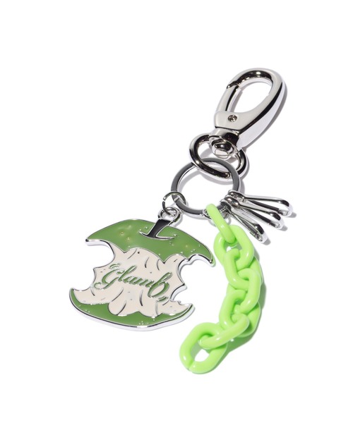 glamb(グラム)の「Eaten Apple Key Holder / イートゥンアップルキーホルダー(キーホルダー・メンズ・シルバー・FREE)」の9枚目の写真