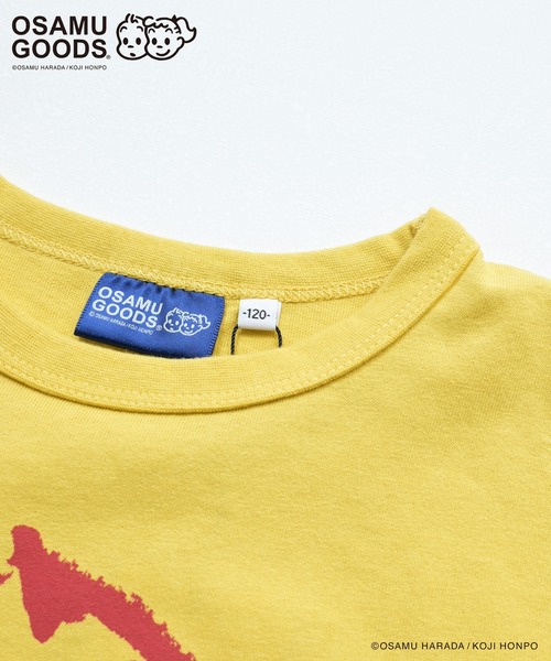 OSAMU GOODS(オサムグッズ)の「【別注】OSAMU GOODS プリント長袖Tシャツ(Tシャツ/カットソー・キッズ・オフホワイト/マスタード/チャコール・120/110/100/95/90/80/150/140/130)」の13枚目の写真