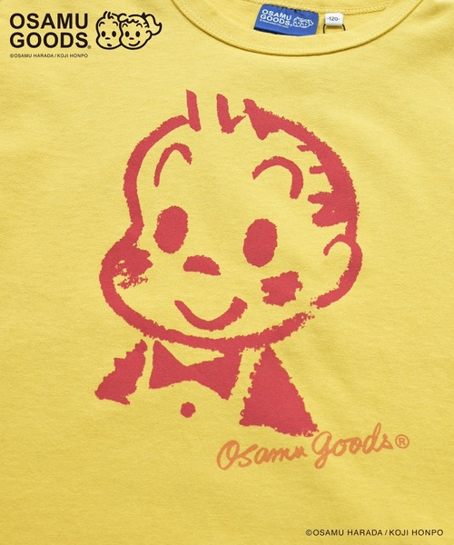 OSAMU GOODS(オサムグッズ)の「【別注】OSAMU GOODS プリント長袖Tシャツ(Tシャツ/カットソー・キッズ・オフホワイト/マスタード/チャコール・120/110/100/95/90/80/150/140/130)」の14枚目の写真