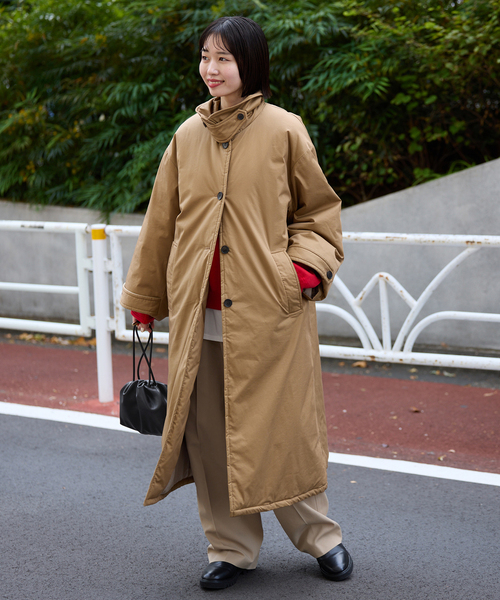 SLOBE IENA(スローブイエナ)の「《追加5》SLOBE 3WAY スムース巾着バッグ(クラッチバッグ・レディース・チョコ/チャコールグレー・FREE)」の18枚目の写真