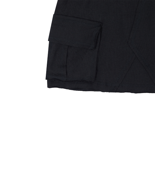 LUVISTRUE（ラヴイズトゥルー）の「RL LAYERED MINI SKIRT(BLACK)（スカート・レディース・その他・FREE）」の4枚目の写真