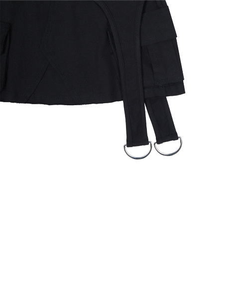 LUVISTRUE（ラヴイズトゥルー）の「RL LAYERED MINI SKIRT(BLACK)（スカート・レディース・その他・FREE）」の5枚目の写真