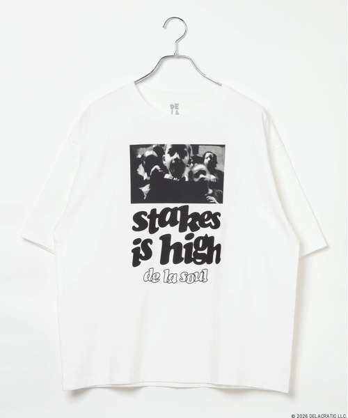 BAYFLOW（ベイフロー）の「【De La Soul】Stakes Is High TEE [一部店舗・WEB限定]（Tシャツ/カットソー・メンズ・ホワイト/ブラック・SMALL/MEDIUM/LARGE）」の5枚目の写真