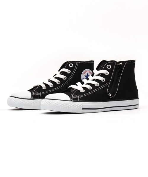 CONVERSE(コンバース)の「CONVERSE / ALLSTAR HI <KIDS>(スニーカー・キッズ・ブラック/ホワイト・16/15 /17/19/20/18)」の1枚目の写真