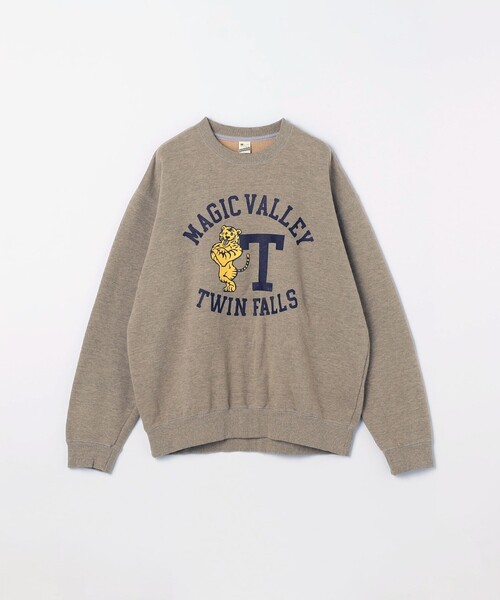 SHIPS any(シップス エニィ)の「SCREEN STARS: カレッジ プリント リラックス スウェット◆(スウェット・メンズ・カーキ/グレー・LARGE/MEDIUM)」の20枚目の写真
