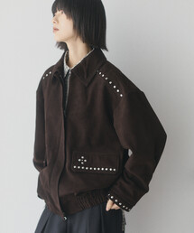 Firsthand/ファーストハンド ゴートレザー スタッズ ブルゾン【限定展開】 / Goat Leather Studs Blouson