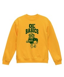 Ol' Basics（オール・ベーシックス） トレーナー スウェット ブルドッグイラスト プリント 裏毛 トップス メンズ ユニセックス