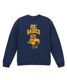 Ol' Basics(オール・ベーシックス) トレーナー スウェット ブルドッグイラスト プリント 裏毛 トップス メンズ ユニセックス