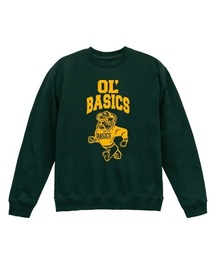 Ol' Basics(オール・ベーシックス) トレーナー スウェット ブルドッグイラスト プリント 裏毛 トップス メンズ ユニセックス