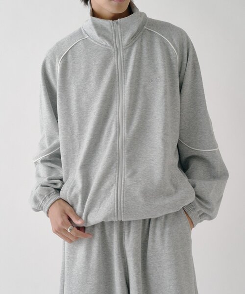 goocy(グーシー)の「ボンディングスウェットトラックJKT(ブルゾン・メンズ・ブラウン/ブラック/グレー・X-LARGE/LARGE/MEDIUM)」の2枚目の写真