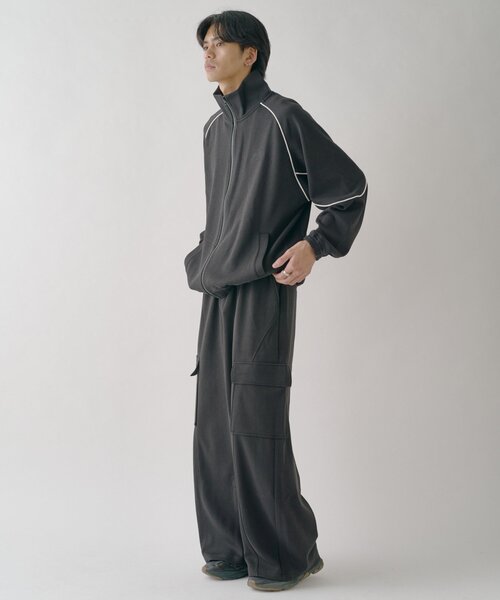goocy(グーシー)の「ボンディングスウェットトラックJKT(ブルゾン・メンズ・ブラウン/ブラック/グレー・X-LARGE/LARGE/MEDIUM)」の10枚目の写真