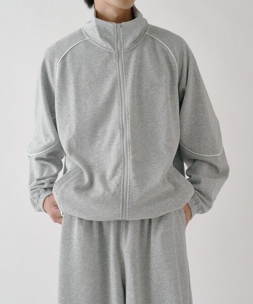 goocy(グーシー)の「ボンディングスウェットトラックJKT(ブルゾン・メンズ・ブラウン/ブラック/グレー・X-LARGE/LARGE/MEDIUM)」の14枚目の写真