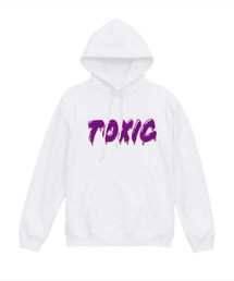 NOBOUND（ノーバウンド） プルパーカー スウェット メルティングTOXIC ロゴ プリント 8.8オンス 裏毛 メンズ レディース ユニセックス ストリート