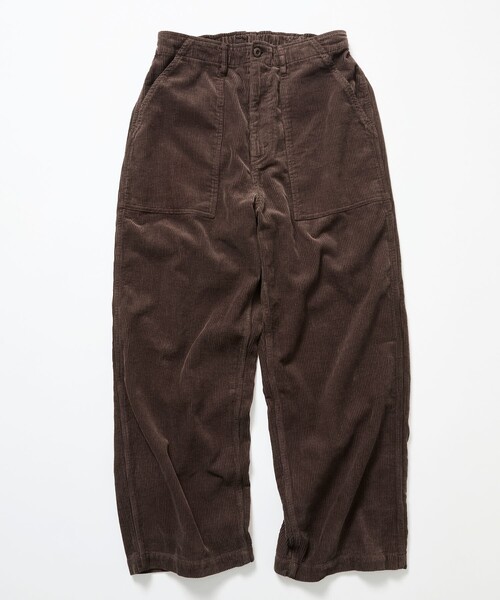 HINSON(ヒンソン)の「HINSON/ヒンソン 限定展開 HINSON 別注 ワイドストレート コーデュロイ ファティーグパンツ(その他パンツ・メンズ・ベージュ/チャコールグレー/ブラウン/ブラック/オリーブ・LARGE/MEDIUM/SMALL)」の14枚目の写真