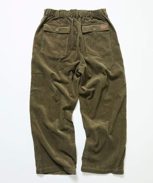 HINSON(ヒンソン)の「HINSON/ヒンソン 限定展開 HINSON 別注 ワイドストレート コーデュロイ ファティーグパンツ(その他パンツ・メンズ・ベージュ/チャコールグレー/ブラウン/ブラック/オリーブ・LARGE/MEDIUM/SMALL)」の21枚目の写真