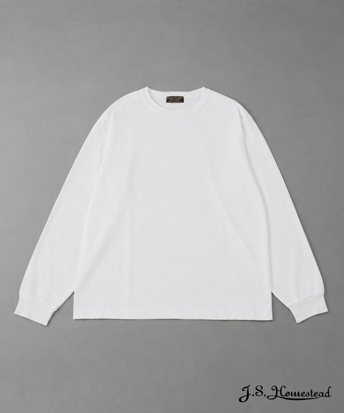 JOURNAL STANDARD J.S HOMESTEAD（ジャーナルスタンダードホームステッド）の「J.S.Homestead / 16バンBD カットダウン（Tシャツ/カットソー・メンズ・ネイビー/チャコールグレー/ホワイト/ブラック/オレンジ・MEDIUM/X-LARGE/LARGE）」の2枚目の写真