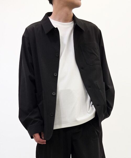 CRAFT STANDARD BOUTIQUE(クラフトスタンダードブティック)の「カバーオール(ミリタリージャケット・メンズ・ブラック/モカ・M/L)」の16枚目の写真