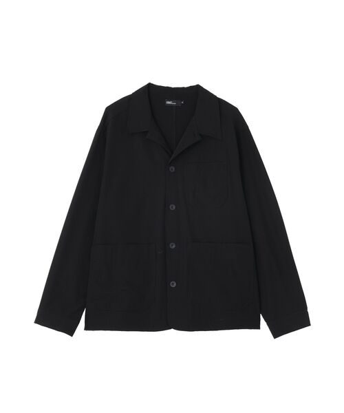 CRAFT STANDARD BOUTIQUE(クラフトスタンダードブティック)の「カバーオール(ミリタリージャケット・メンズ・ブラック/モカ・M/L)」の6枚目の写真