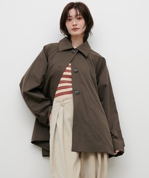 【LARUTA】[Web限定］ツイルステンカラーミドルコート