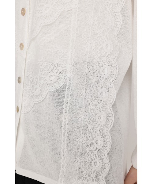 SLY(スライ)の「CLASSICAL HG KNIT BL クラシックハイゲージニットブラウス 秋服(シャツ/ブラウス・レディース・ブラウン/オフホワイト・FREE)」の13枚目の写真