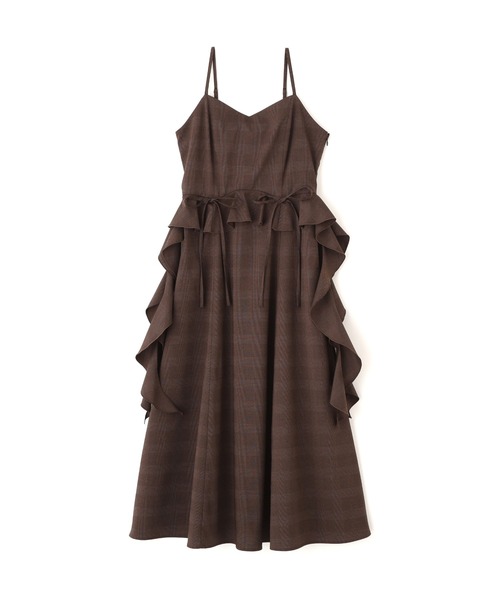 JILL by JILL STUART(ジルバイジルスチュアート)の「チェックキャミジャンスカ(ワンピース・レディース・ブラウン系その他/グレー系その他・FREE)」の7枚目の写真