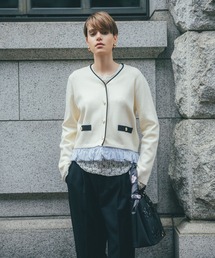 MARY QUANT | 【MARY QUANT×VIS】メタルボタンドッキングカーディガン(カーディガン/ボレロ)