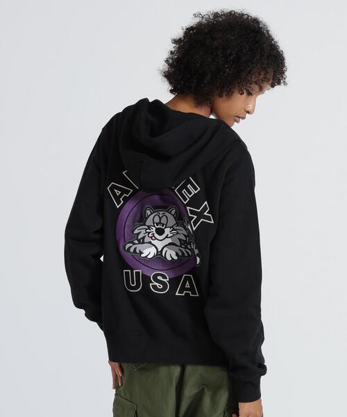 AVIREX（アヴィレックス）の「《WEB＆DEPOT限定》TOM CAT ZIP UP PARKA/パーカー（パーカー・メンズ・オリーブ系/マスタード/グレー/ブラック・S）」の6枚目の写真