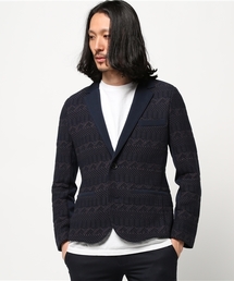 WRAPINKNOT | ウーブン ニット ジャケット(テーラードジャケット)