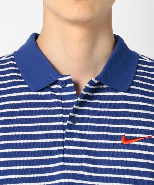 Nike ストライプ ポロシャツ 青 NIKE ナイキ Nike ゴルフ ポロシャツ Dri-FIT ビクトリー