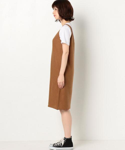 Another Edition（アナザーエディション）の「ニットキャミワンピース/AEMBC L/C KNIT CAMI OP◆（ワンピース・レディース・オフホワイト/ブラック/ライトピンク/マスタード・FREE）」の19枚目の写真