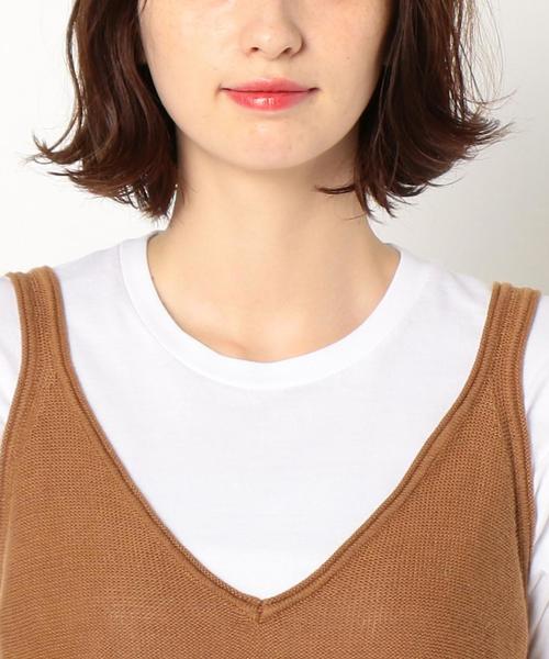 Another Edition（アナザーエディション）の「ニットキャミワンピース/AEMBC L/C KNIT CAMI OP◆（ワンピース・レディース・オフホワイト/ブラック/ライトピンク/マスタード・FREE）」の21枚目の写真