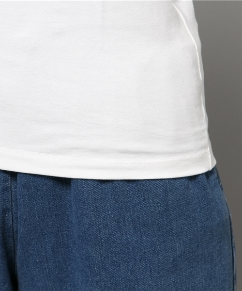 LIMITLESS LUXURY（リミットレスラグジュアリー）の「クルーネックカットソー◆（Tシャツ/カットソー・レディース・ホワイト/ブラック/グレー・FREE）」の6枚目の写真