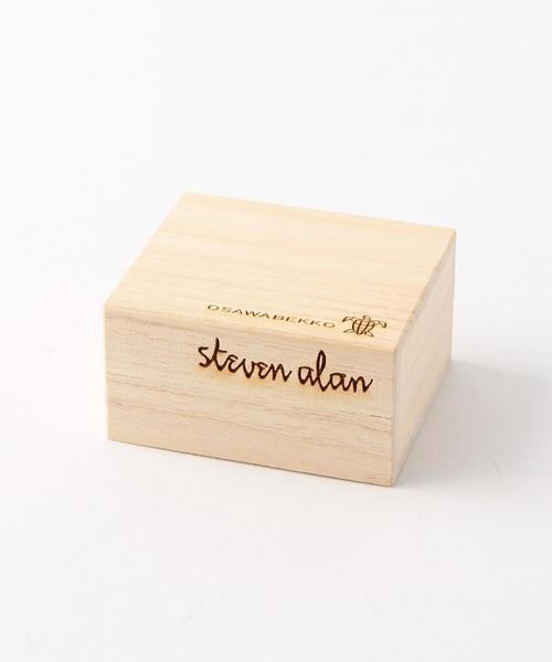 Steven Alan(スティーブンアラン)の「<大澤鼈甲> 4MM BARA RING/リング(リング・メンズ・ブラウン・18/14/16)」の3枚目の写真
