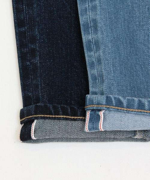 BEAUTY&YOUTH UNITED ARROWS（ビューティーアンドユースユナイテッドアローズ）の「【WEB限定】by ※∴セルヴィッジデニム9分丈スリムテーパードパンツ◆（デニムパンツ・レディース・ネイビー/コバルトブルー・SMALL/LARGE/MEDIUM）」の10枚目の写真
