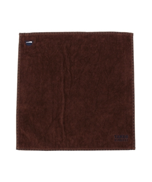 TAKEO KIKUCHI（タケオキクチ）の「【Made in JAPAN】タオルハンカチ（ハンカチ/ハンドタオル・メンズ・レッド/ブラウン/ブルー/ブラック/グレー/ブルー系1/レッド系1/グリーン・00）」の4枚目の写真