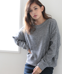 Denime | ニットソーリブトップス(Tシャツ/カットソー)