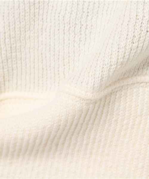 Denime（ドゥニーム）の「ニットソーリブトップス（Tシャツ/カットソー・レディース・グレー/ワイン/ホワイト・FREE）」の5枚目の写真