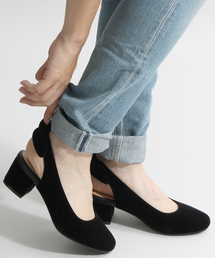 WEGO | WEGO/バックリボンベロアミュール(パンプス)