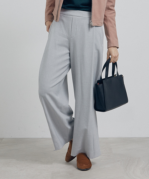 UNITED TOKYO（ユナイテッドトウキョウ）の「裏起毛リラックスワイドパンツ（その他パンツ・レディース・グレー/ブラウン/ピンク・1）」の2枚目の写真